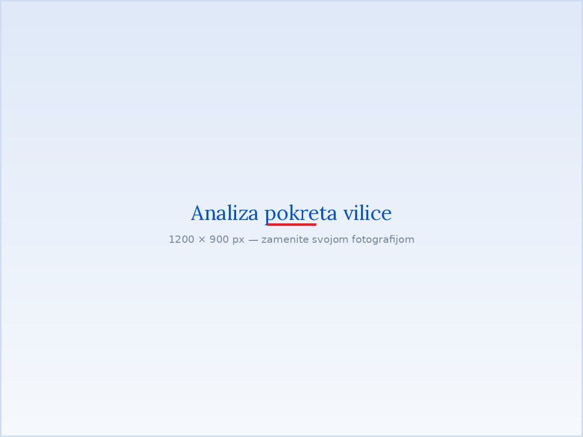 Analiza pokreta donje vilice u ordinaciji AdenT
